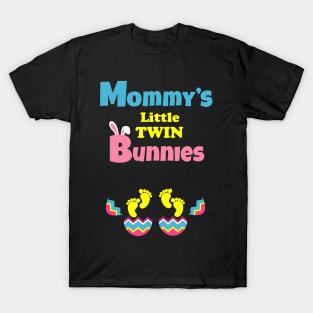 Easter Expecting Mom Twins Pregnancy Announcement Gift T-Shirt